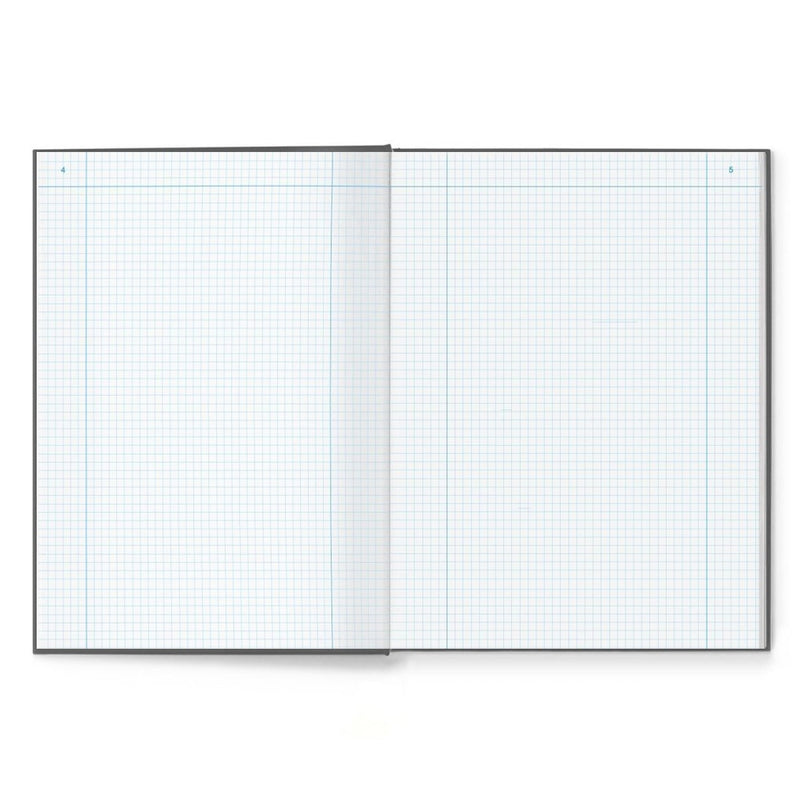 Expanded Hardcover E7F-B — 9.25 x 11.75 in, 144 Pages ( Grid ) Gray