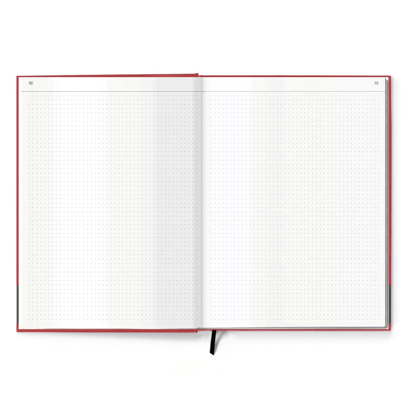 Expanded ProCover™ S7R-G — 9.25 x 11.75 in, 144 Pages ( Dot ) Red - Scratch & Dent