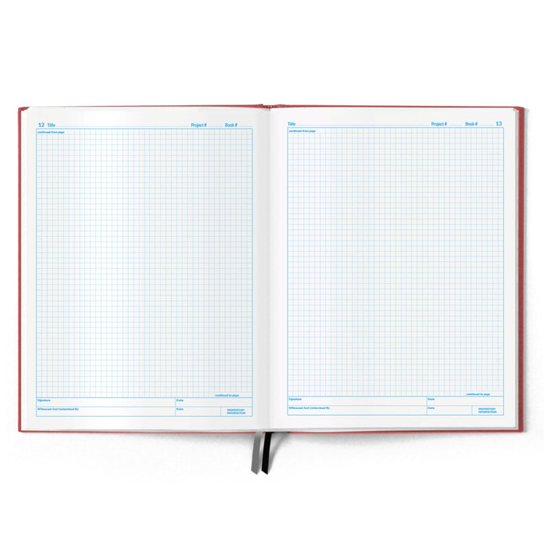Expanded ProCover™ S9R-C — 9.25 x 11.75 in, 240 Pages ( Grid+ ) Red - Recertified