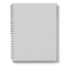 Expanded Wirebound W7H-B — 9.25 x 11.75 in, 144 Pages ( Grid ) Light Gray - Scratch & Dent