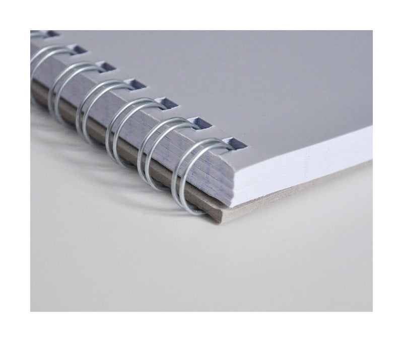 Expanded Wirebound W7H-D — 9.25 x 11.75 in, 144 Pages ( Dot+ ) Light Gray - Scratch & Dent